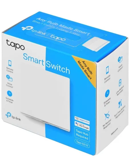 interruptor inteligente Tapo S210 para luces desde la app