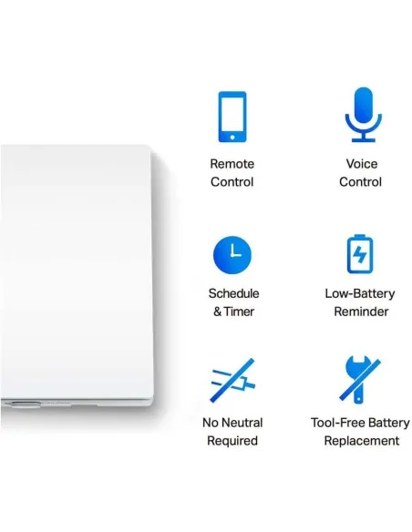 interruptor inteligente Tapo S210 para luces desde la app