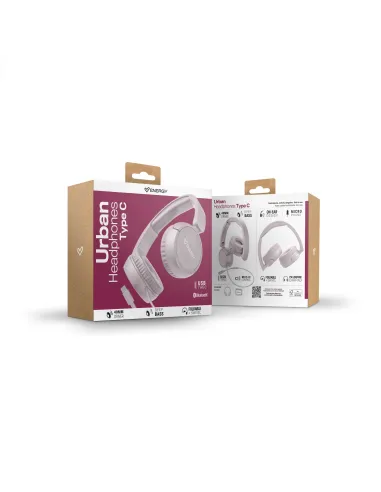 Energy Sistem Urban Headphones Type C rosa: auriculares
