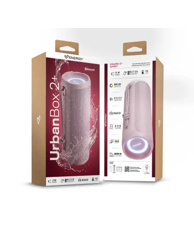 Energy Sistem Urban Box 2 Rose 15W, altavoz portátil estéreo