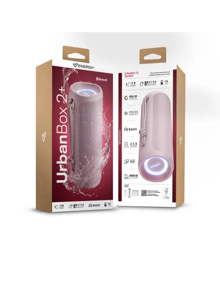 Energy Sistem Urban Box 2 Rose 15W, altavoz portátil estéreo