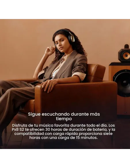 Bowers & Wilkins Px8 S2 Pearl Blue auriculares ANC Bluetooth
