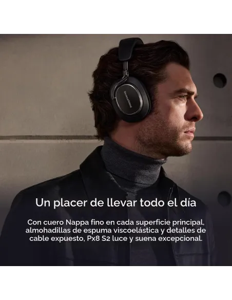 Bowers & Wilkins Px8 S2 Pearl Blue auriculares ANC Bluetooth