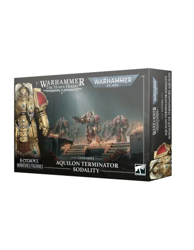 Sodalidad de Exterminadores Aquilon Terminator Sodality Adeptus y Legio Custodes