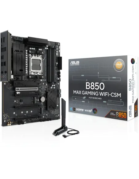 ASUS B850 MAX GAMING WIFI: placa base ATX AM5 DDR5 Wi-Fi 6E