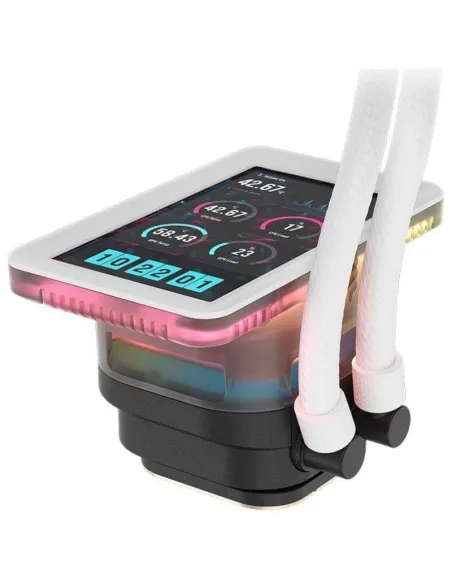 CORSAIR iCUE LINK TITAN II 360 RX LCD blanca - AIO 360 mm