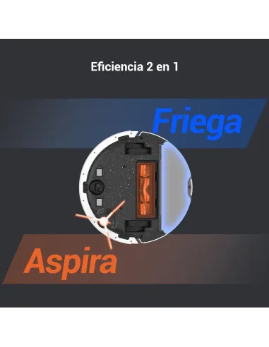 Robot aspirador EZVIZ RE4 Plus Black con base de autovaciado