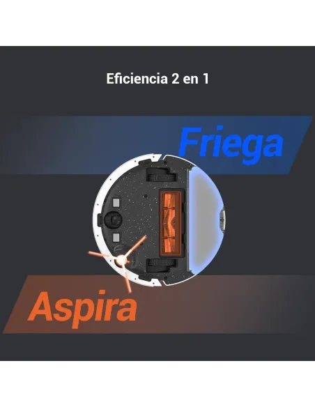 Robot aspirador EZVIZ RE4 Plus Black con base de autovaciado