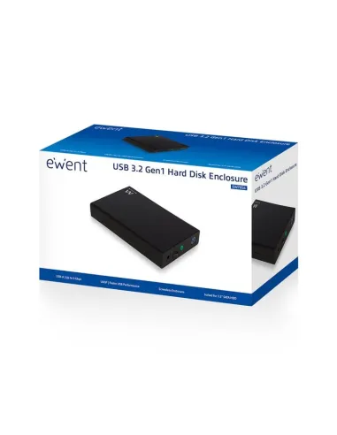 Ewent Carcasa para Disco Duro SATA de 3.5" sin Tornillos USB 3.1
