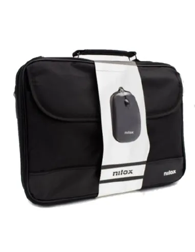 Nilox Maletin Duro Para Portátil 15.6" + Ratón Negro