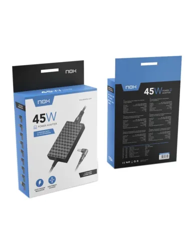 Nox NXPWR45NB Cargador para Portátil 45W Negro