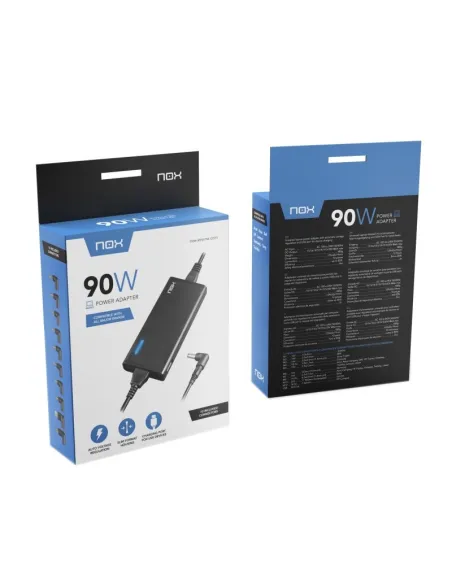 Nox NXPWR90NB Cargador para Portátil 90W Negro