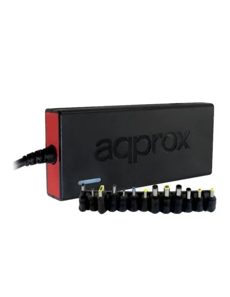 Approx APPUA90SLIM Cargador Universal para Portátil 90W Negro
