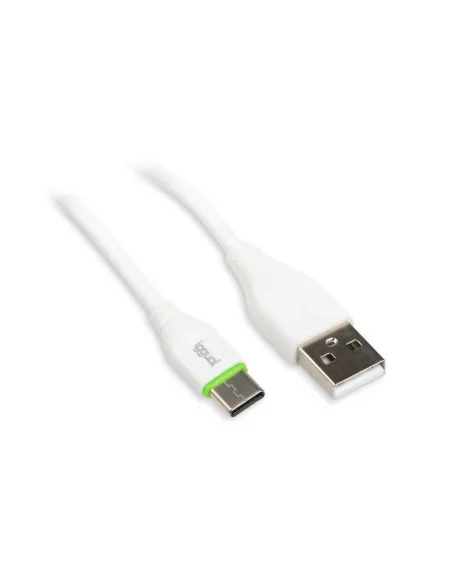 Iggual Cable USB-A/USB-C 100cm Blanco