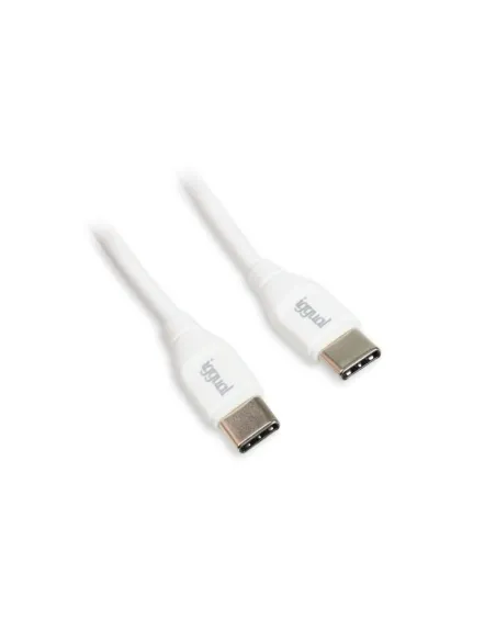 iggual Cable USB-C/USB-C 100 cm blanco Q3.0 3A