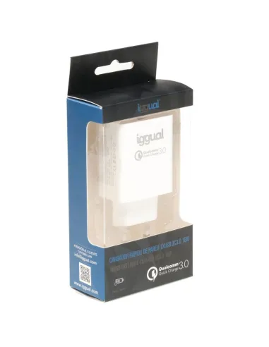 iggual 1xUSB Carga Rápida QC3.0 18W