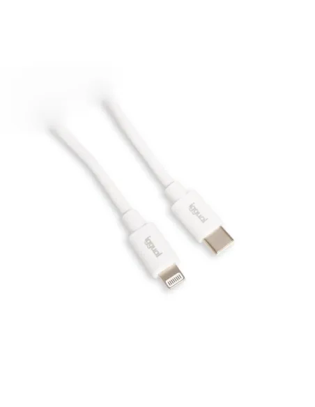 iggual cable USB-C/Lightning 100 cm blanco Q3.0 3A