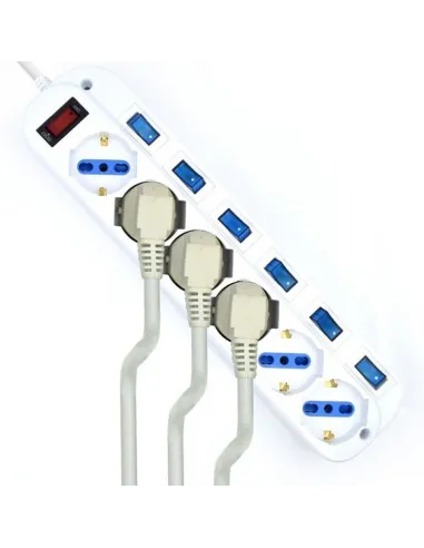 Ewent Regleta de 6 Tomas 1500W 3m