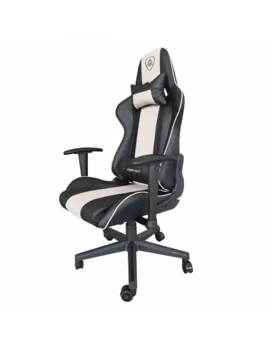 Keep Out XSPRO-RACINGW Racing Silla Gaming Negro/Blanco