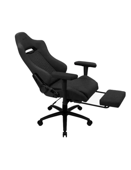 Aerocool ROYALASHBK Aerowave Silla Gaming con Reposapiés Negra