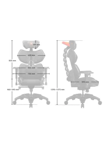 Cougar 3MTERNXB.0001 Terminator Silla Gaming Negra