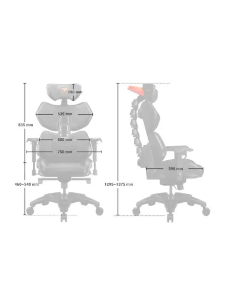 Cougar 3MTERNXB.0001 Terminator Silla Gaming Negra