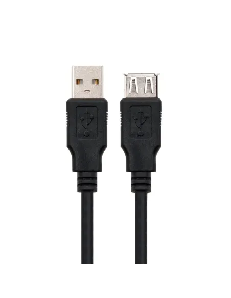 Nanocable Cable Prolongador USB 2.0 Tipo A Macho/Hembra 1m