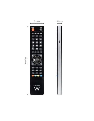 EWENT EW1570 Mando TV 4 en 1 programable x cable