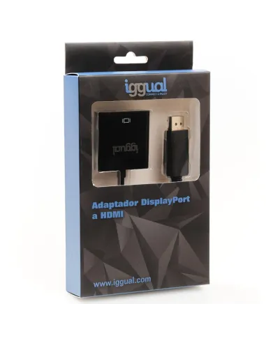 iggual Adaptador DisplayPort (M) a HDMI (H)