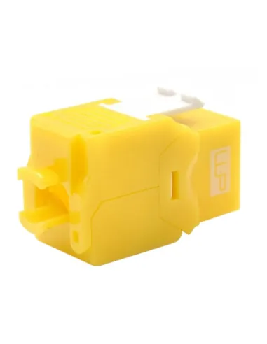 WP WPC-KEY-6AUP-TL/Y Keystone Cat. 6A UTP RJ45 Hembra Amarillo