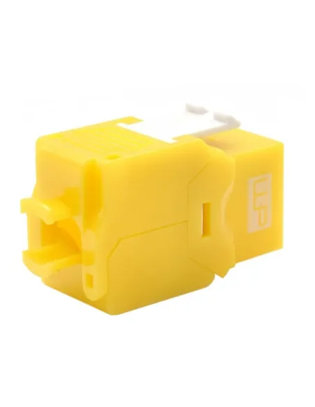 WP WPC-KEY-6AUP-TL/Y Keystone Cat. 6A UTP RJ45 Hembra Amarillo