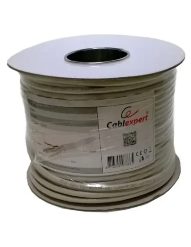 Gembird UPC-6004SE-SOL/100 Bobina RJ45 CT6 UTP Rígido 100 Metros Gris