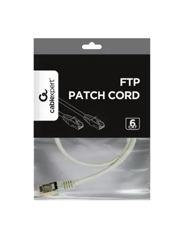Gembird PP6-0.5M Cable de Red RJ45 Cat.6 FTP 0.5 M Gris