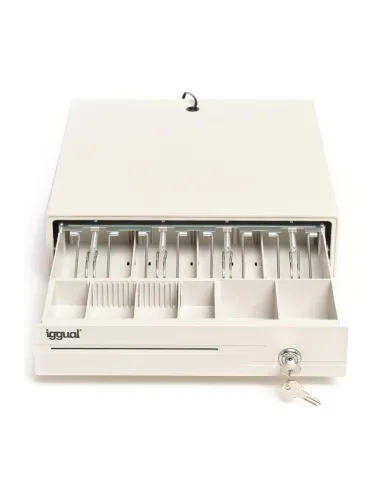 Iggual IRON-10W Cajón Portamonedas Blanco