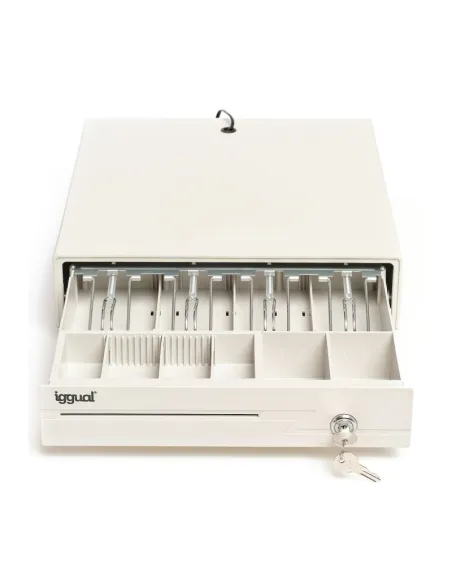 Iggual IRON-10W Cajón Portamonedas Blanco