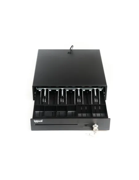 Iggual IRON-10 Cajón Portamonedas Negro