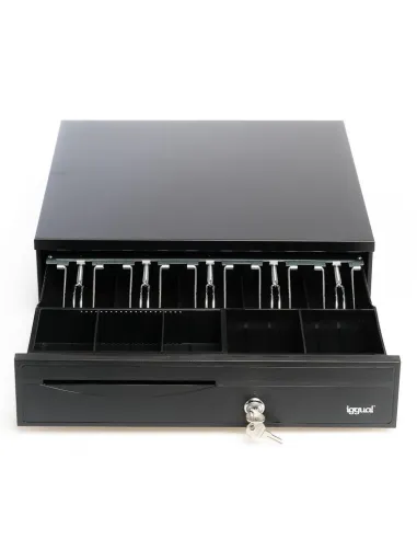 Iggual IRON-30 Cajón Portamonedas Negro