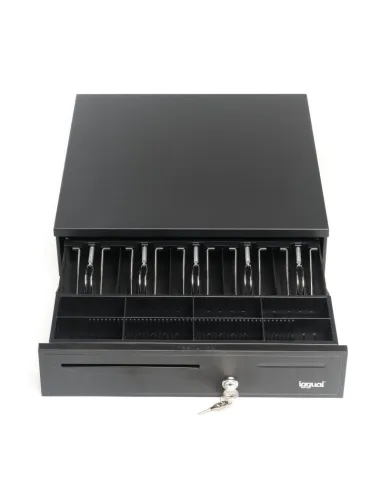 Iggual IRON-50 Cajón Portamonedas Negro