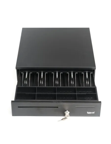 Iggual IRON-50 Cajón Portamonedas Negro