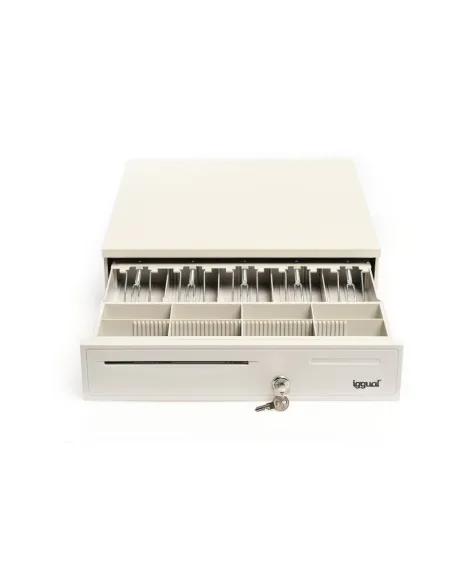 Iggual IRON-50W Cajón Portamonedas Blanco