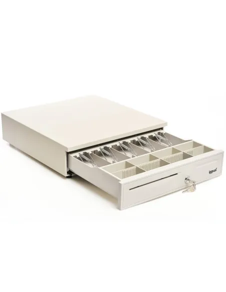 Iggual IRON-50W Cajón Portamonedas Blanco