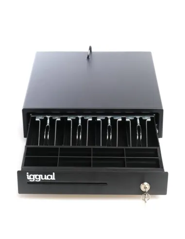 Iggual IRON-15 Cajón Portamonedas Negro