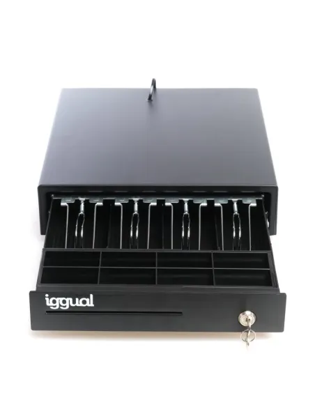 Iggual IRON-15 Cajón Portamonedas Negro