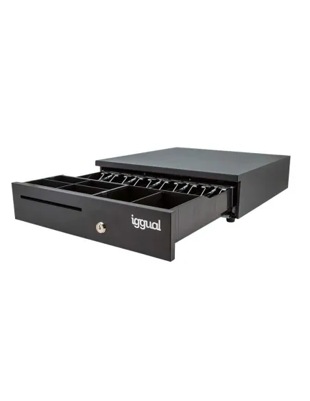 Iggual IRON-35 Cajón Portamonedas Negro