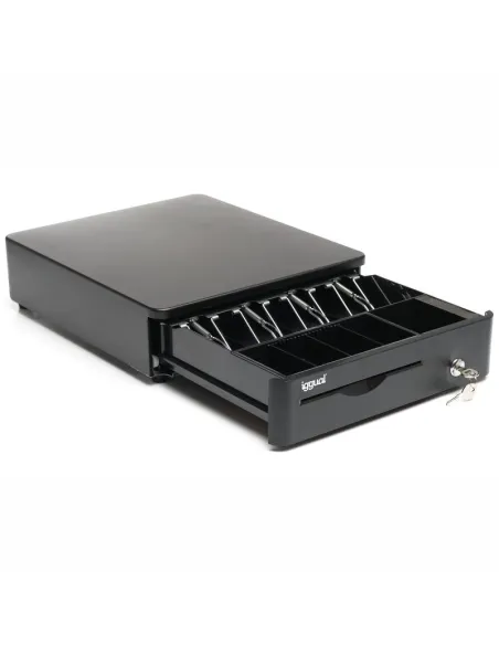 Iggual IRON-10R Cajón Portamonedas Negro