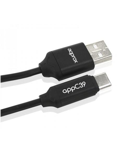 Approx Cable USB 2.0 a USB C 1m Negro