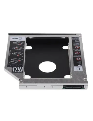 Ewent Caja de Montaje para Disco Duro SSD en Bahía Óptica 12.7mm