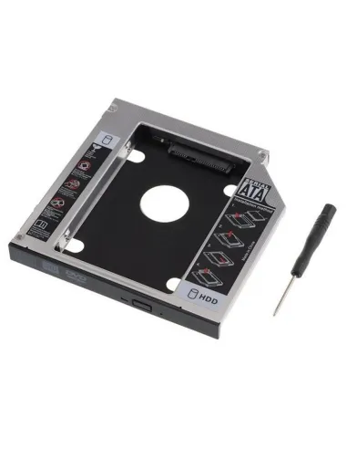 Ewent Caja de Montaje para Disco Duro SSD en Bahía Óptica 12.7mm