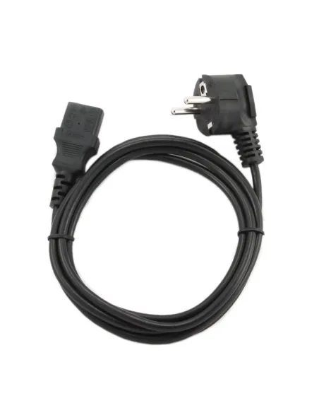 Gembird PC-186-VDE-3M Cable de Alimentación Schuko Macho a C13 Macho 3M Negro