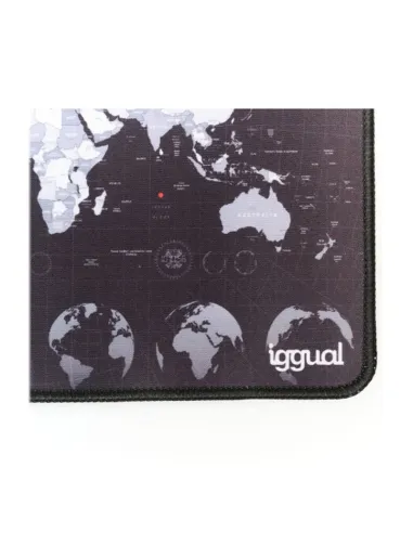 Iggual Alfombrilla Mapamundi Marron/Blanca